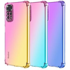 glvz (3 Piezas)Fundas Compatible Con Xiaomi Redmi Note 11 Pro 4G y 5G Carcasa Degradado Silicona Suave Transparente TPU Gel Case,Protector Airbag Anti-Choque Delgada para Redmi Note 11 Pro 4G y 5G (B) glvz (3 Piezas)Fundas Compatible Con Xiaomi Redmi Note 11 Pro 4G y 5G Carcasa Degradado Silicona Suave Transparente TPU Gel Case,Protector Airbag Anti-Choque Delgada para Redmi Note 11 Pro 4G y 5G (B)