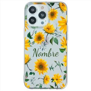INSTACASE Funda Compatible con iPhone 13 Pro MAX Personalizada con Tu Nombre Flores Girasoles, Protector Compatible con iPhone 13 Pro MAX Personalizado, Case Flor Antigolpes TPU INSTACASE Funda Compatible con iPhone 13 Pro MAX Personalizada con Tu Nombre Flores Girasoles, Protector Compatible con iPhone 13 Pro MAX Personalizado, Case Flor Antigolpes TPU