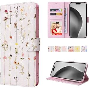 BEENTRYS Cartera Funda para iPhone 15 Pro MAX,Flor Piel Premium Libro Caso Cuero Soporte Ranura Tarjeta RFID Magnético Billetera Tapa Flip PU Carcasa para iPhone 15 Pro MAX-DriedFlowerWorld BEENTRYS Cartera Funda para iPhone 15 Pro MAX,Flor Piel Premium Libro Caso Cuero Soporte Ranura Tarjeta RFID Magnético Billetera Tapa Flip PU Carcasa para iPhone 15 Pro MAX-DriedFlowerWorld