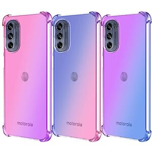 ARTSIM 3 Pack Gradiente Funda para Moto G62 5G Carcasa Silicona Suave Transparente TPU Gel Case para Teléfono Airbag Protector Anti-Choque Delgada Compatible con Motorola Moto G62 5G (E) ARTSIM 3 Pack Gradiente Funda para Moto G62 5G Carcasa Silicona Suave Transparente TPU Gel Case para Teléfono Airbag Protector Anti-Choque Delgada Compatible con Motorola Moto G62 5G (E)