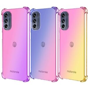 ARTSIM 3 Pack Gradiente Funda para Moto G62 5G Carcasa Silicona Suave Transparente TPU Gel Case para Teléfono Airbag Protector Anti-Choque Delgada Compatible con Motorola Moto G62 5G (F) ARTSIM 3 Pack Gradiente Funda para Moto G62 5G Carcasa Silicona Suave Transparente TPU Gel Case para Teléfono Airbag Protector Anti-Choque Delgada Compatible con Motorola Moto G62 5G (F)