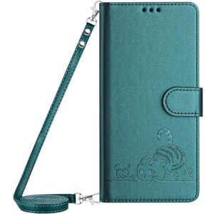 mouyenhobei Funda para Samsung A35 5G Piel con tarjeteros Protectora Funda para SM A35 5G Simpática funda de Caricatura lindo gatito lindo gato patrón caso del teléfono con Tapa gnética integrada (Green) mouyenhobei Funda para Samsung A35 5G Piel con tarjeteros Protectora Funda para SM A35 5G Simpática funda de Caricatura lindo gatito lindo gato patrón caso del teléfono con Tapa gnética integrada (Green)