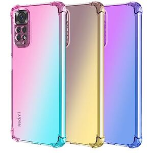 glvz (3 Piezas)Fundas Compatible Con Xiaomi Redmi Note 11 Pro 4G y 5G Carcasa Degradado Silicona Suave Transparente TPU Gel Case,Protector Airbag Anti-Choque Delgada para Redmi Note 11 Pro 4G y 5G (D) glvz (3 Piezas)Fundas Compatible Con Xiaomi Redmi Note 11 Pro 4G y 5G Carcasa Degradado Silicona Suave Transparente TPU Gel Case,Protector Airbag Anti-Choque Delgada para Redmi Note 11 Pro 4G y 5G (D)