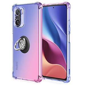 LOGANZ Xiaomi Poco F3 y Redmi K40 y Pro y 11i Funda Gradiente Suave de Silicona Bumper Case Funda con Metal Anillo Ring Carcasa Compatible con Funda Xiaomi Poco F3 y Redmi K40 y Pro y 11i (E) LOGANZ Xiaomi Poco F3 y Redmi K40 y Pro y 11i Funda Gradiente Suave de Silicona Bumper Case Funda con Metal Anillo Ring Carcasa Compatible con Funda Xiaomi Poco F3 y Redmi K40 y Pro y 11i (E)