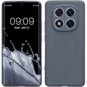 kwmobile Carcasa Compatible con Xiaomi Redmi Note 14 Pro 5G / Poco X7 Funda con Bordes elevados Apto Carga inalámbrica Gris Azulado Mate kwmobile Carcasa Compatible con Xiaomi Redmi Note 14 Pro 5G / Poco X7 Funda con Bordes elevados Apto Carga inalámbrica Gris Azulado Mate