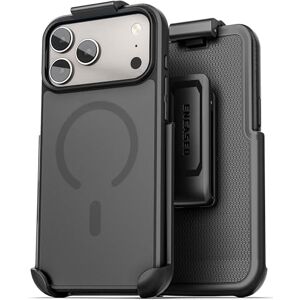 ENCASED SlimShield para iPhone 17 Pro Funda con clip para cinturón con funda para teléfono (compatible con MagSafe), color negro mate ENCASED SlimShield para iPhone 17 Pro Funda con clip para cinturón con funda para teléfono (compatible con MagSafe), color negro mate