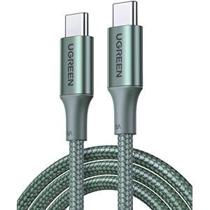 UGREEN 100W Cable USB Tipo C a C 20V 5A, Carga Rápida Type C a C Compatible con MacBook Pro Air, iPad Pro, Galaxy S25 S24 S23, iPhone 17 16 15 Pro Max Plus Air, Huawei, Xiaomi, Pixel 10, 1M, Verde UGREEN 100W Cable USB Tipo C a C 20V 5A, Carga Rápida Type C a C Compatible con MacBook Pro Air, iPad Pro, Galaxy S25 S24 S23, iPhone 17 16 15 Pro Max Plus Air, Huawei, Xiaomi, Pixel 10, 1M, Verde