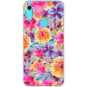 INSTACASE Funda Compatible con Huawei Y6s Carcasa Uso Rudo Flores Florales, Protector Compatible con Huawei Y6s para Mujer, Case Flor Antigolpes TPU INSTACASE Funda Compatible con Huawei Y6s Carcasa Uso Rudo Flores Florales, Protector Compatible con Huawei Y6s para Mujer, Case Flor Antigolpes TPU