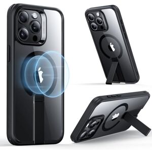 ESR Funda para iPhone 15 Pro con soporte, protección a prueba de golpes de grado militar, funda magnética totalmente ajustable Flickstand para teléfono, compatible con accesorios MagSafe, serie ESR Funda para iPhone 15 Pro con soporte, protección a prueba de golpes de grado militar, funda magnética totalmente ajustable Flickstand para teléfono, compatible con accesorios MagSafe, serie
