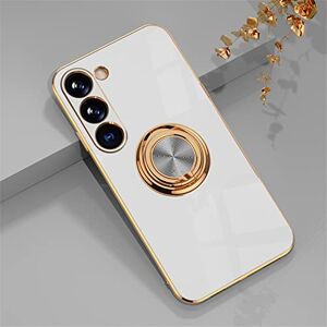 SCOZIA Fundas Compatible con Samsung Galaxy S23 Plus Funda,a Prueba de Caídas,con Soporte de Anillo, Cubierta de Silicona Suave de TPU Protección,Compatible con Samsung Galaxy S23 Plus Case (Blanco) SCOZIA Fundas Compatible con Samsung Galaxy S23 Plus Funda,a Prueba de Caídas,con Soporte de Anillo, Cubierta de Silicona Suave de TPU Protección,Compatible con Samsung Galaxy S23 Plus Case (Blanco)