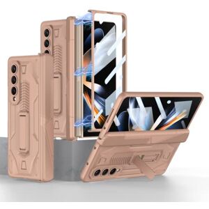 CFPLZFY Funda magnética del teléfono con bisagra para Samsung Galaxy Z Fold 4, carcasa plegable con caja de lápiz de cubierta deslizante para Z Fold4, cubierta anticaída con soporte ajustable CFPLZFY Funda magnética del teléfono con bisagra para Samsung Galaxy Z Fold 4, carcasa plegable con caja de lápiz de cubierta deslizante para Z Fold4, cubierta anticaída con soporte ajustable
