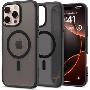 Spigen Funda iPhone 16 Pro MAX, Ultra Hybrid MagFit, diseñada para Apple iPhone 16 Pro MAX, Compatible con MagSafe Negro Escarcha Spigen Funda iPhone 16 Pro MAX, Ultra Hybrid MagFit, diseñada para Apple iPhone 16 Pro MAX, Compatible con MagSafe Negro Escarcha