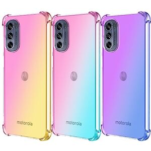 ARTSIM 3 Pack Gradiente Funda para Moto G62 5G Carcasa Silicona Suave Transparente TPU Gel Case para Teléfono Airbag Protector Anti-Choque Delgada Compatible con Motorola Moto G62 5G (B) ARTSIM 3 Pack Gradiente Funda para Moto G62 5G Carcasa Silicona Suave Transparente TPU Gel Case para Teléfono Airbag Protector Anti-Choque Delgada Compatible con Motorola Moto G62 5G (B)