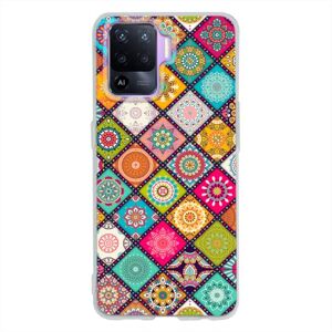 INSTACASE Funda Compatible con OPPO Reno5 Lite Carcasa Uso Rudo Mandala Flores, Protector Compatible con OPPO Reno5 Lite para Mujer, Case Mandala Antigolpes TPU INSTACASE Funda Compatible con OPPO Reno5 Lite Carcasa Uso Rudo Mandala Flores, Protector Compatible con OPPO Reno5 Lite para Mujer, Case Mandala Antigolpes TPU