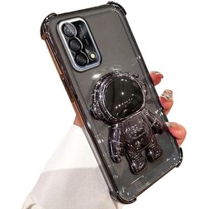 DFHASD Funda para OPPO Reno 6 Lite y F19 y A74 4G y F19S 4G y A95 4G, soporte plegable para astronauta con protector de cámara, de TPU a prueba de golpes, carcasa galvanizada, para niñas y niños, Compat (C) DFHASD Funda para OPPO Reno 6 Lite y F19 y A74 4G y F19S 4G y A95 4G, soporte plegable para astronauta con protector de cámara, de TPU a prueba de golpes, carcasa galvanizada, para niñas y niños, Compat (C)