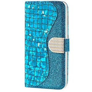 mouyenhobei para Samsung A52 Funda de Piel con tarjeteros Protectora Funda para Galaxy A52 Flip magnética Uso rudo Carcasa para Samsung Galaxy A52 Case Purpurina Caso de Piel para Mujer (Blue) mouyenhobei para Samsung A52 Funda de Piel con tarjeteros Protectora Funda para Galaxy A52 Flip magnética Uso rudo Carcasa para Samsung Galaxy A52 Case Purpurina Caso de Piel para Mujer (Blue)