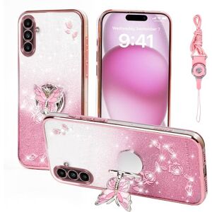 RTYQXK para Samsung Galaxy A13 5G (No Compatible con A13 4G) Funda para Teléfono, para Funda de Teléfono Móvil A04s para Mujeres y Niñas, Funda Protectora de TPU con Purpurina de Mariposa Floral con RTYQXK para Samsung Galaxy A13 5G (No Compatible con A13 4G) Funda para Teléfono, para Funda de Teléfono Móvil A04s para Mujeres y Niñas, Funda Protectora de TPU con Purpurina de Mariposa Floral con