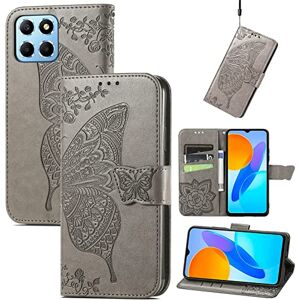 imiy Fundas Compatible con Huawei Honor X8 5G / X6 Tipo Cartera Funda Capacidad Extra Grande,Soporte,Carcasa Billetera con Tirón y Ranura de Tarjetas para Honor X8 5G / X6 Case (Gris) imiy Fundas Compatible con Huawei Honor X8 5G / X6 Tipo Cartera Funda Capacidad Extra Grande,Soporte,Carcasa Billetera con Tirón y Ranura de Tarjetas para Honor X8 5G / X6 Case (Gris)