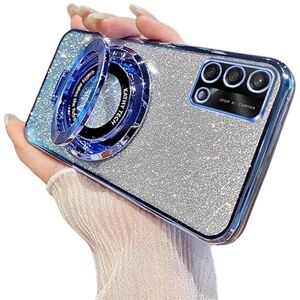 LOGANZ Funda para OPPO F19 y A74 4G y A95 4G y F19S 4G y Reno 6 Lite con soporte de anillo, Carcasa Caso Transparente Silicona Brillos Purpurina Líquida TPU Suave Protectora Prueba de Golpes Compatible (B) LOGANZ Funda para OPPO F19 y A74 4G y A95 4G y F19S 4G y Reno 6 Lite con soporte de anillo, Carcasa Caso Transparente Silicona Brillos Purpurina Líquida TPU Suave Protectora Prueba de Golpes Compatible (B)