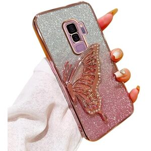 AireWiki Brillante Funda para Samsung Galaxy S9 Plus Funda, con Arenas Movedizas de 3D Mariposa Transparente Purpurina Case, Mujeres Lujo Delgado Protectora Cover Compatible con Samsung S9 Plus Carcasa (1) AireWiki Brillante Funda para Samsung Galaxy S9 Plus Funda, con Arenas Movedizas de 3D Mariposa Transparente Purpurina Case, Mujeres Lujo Delgado Protectora Cover Compatible con Samsung S9 Plus Carcasa (1)