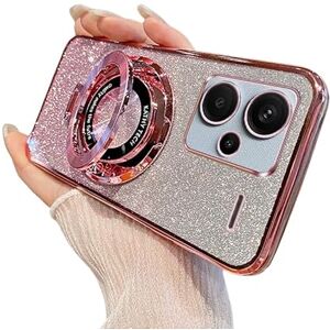 AireWiki Funda para Xiaomi Redmi Note 13 Pro+ Funda con Purpurina con Soporte Case para Xiaomi Redmi Note 13 Pro+, Delgado a Prueba de Golpes Protectora Caso Compatible con Redmi Note 13 Pro+ Carcasa (Rosa) AireWiki Funda para Xiaomi Redmi Note 13 Pro+ Funda con Purpurina con Soporte Case para Xiaomi Redmi Note 13 Pro+, Delgado a Prueba de Golpes Protectora Caso Compatible con Redmi Note 13 Pro+ Carcasa (Rosa)