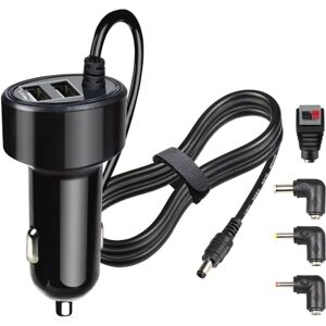 FOUCECLAUS Cargador de coche para RCA, Philips, DBPOWER, Sylvania, UEME, APEMAN reproductor de DVD portátil, enchufe de cigarrillos de 12 V, cable de alimentación portátil con doble puerto USB (cable de 6,6 pies) FOUCECLAUS Cargador de coche para RCA, Philips, DBPOWER, Sylvania, UEME, APEMAN reproductor de DVD portátil, enchufe de cigarrillos de 12 V, cable de alimentación portátil con doble puerto USB (cable de 6,6 pies)