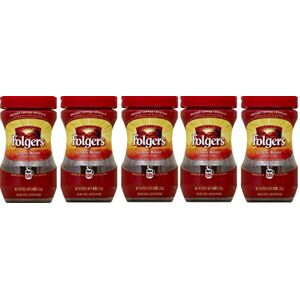 Folgers Cristales de café instantáneos, tostado clásico, 40 onzas Folgers Cristales de café instantáneos, tostado clásico, 40 onzas