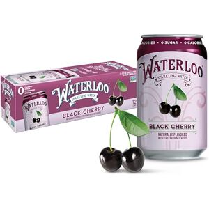 Waterloo Sparkling Water Waterloo Lata de agua con sabor a cereza, sabor cerezo, sin azúcar, 12 onzas (paquete de 12), agua con sabor a fruta, sabor natural, cero calorías, cero azúcar, cero sodio Waterloo Sparkling Water Waterloo Lata de agua con sabor a cereza, sabor cerezo, sin azúcar, 12 onzas (paquete de 12), agua con sabor a fruta, sabor natural, cero calorías, cero azúcar, cero sodio