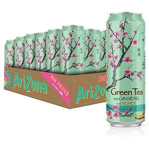 Arizona ** Green Tea with Ginseng & Honey, 23 oz Can, 24/Case Arizona ** Green Tea with Ginseng & Honey, 23 oz Can, 24/Case