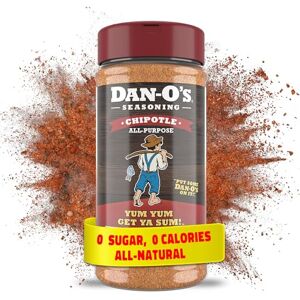 Dan-O's Hot Chipotle Condimento de 9.8 onzas   Todo natural, bajo en sodio, cero azúcar, condimento multiusos Dan-O's Hot Chipotle Condimento de 9.8 onzas   Todo natural, bajo en sodio, cero azúcar, condimento multiusos