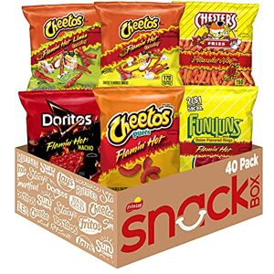 Frito Lay Frito-Lay Flamin' Hot Mix Variety Pack, Cheetos Cheese Snacks, Funyuns and More, 40 Count Frito Lay Frito-Lay Flamin' Hot Mix Variety Pack, Cheetos Cheese Snacks, Funyuns and More, 40 Count