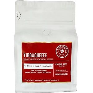 Lily's Coffee Café Lily'S, Café De Especialidad Etíope, Grano Entero, Origen Único, Granos 100% Arábica, Bolsa De 12Oz (Yirgacheffe Lavada) Lily's Coffee Café Lily'S, Café De Especialidad Etíope, Grano Entero, Origen Único, Granos 100% Arábica, Bolsa De 12Oz (Yirgacheffe Lavada)