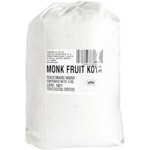 Koya Golden Monk Fruit en Polvo 5kg Fruto del Monje Endulzante Natural ideal para Dietas Keto Dulzura Intensa y Saludable Sustituto de Azucar Koya Golden Monk Fruit en Polvo 5kg Fruto del Monje Endulzante Natural ideal para Dietas Keto Dulzura Intensa y Saludable Sustituto de Azucar