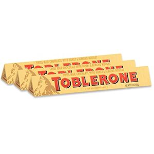 Toblerone Caramelo de chocolate suizo con turrón de miel y almendras, leche, blanco, oscuro, frutas y nueces, perfecto para vacaciones, día de San Valentín, fiestas, regalos y mucho más Toblerone Caramelo de chocolate suizo con turrón de miel y almendras, leche, blanco, oscuro, frutas y nueces, perfecto para vacaciones, día de San Valentín, fiestas, regalos y mucho más