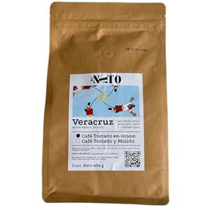 don Nato Café de Origen de Veracruz, región Teocelo, Tueste Medio, Notas a chocolate amargo, vainilla, lima, Molido, 454 g don Nato Café de Origen de Veracruz, región Teocelo, Tueste Medio, Notas a chocolate amargo, vainilla, lima, Molido, 454 g