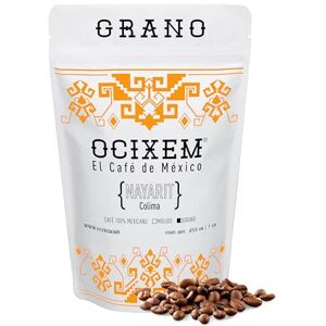 OCIXEM Café en Grano Colima Nayarit 454 gr Café de Altura Tueste Medio-Oscuro con Notas Equilibradas Certificación Kosher Ideal para Cafetera, Prensa Francesa y Percoladora OCIXEM Café en Grano Colima Nayarit 454 gr Café de Altura Tueste Medio-Oscuro con Notas Equilibradas Certificación Kosher Ideal para Cafetera, Prensa Francesa y Percoladora