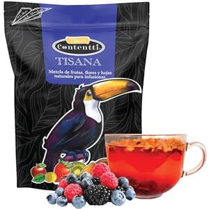 Tíbiri Contentti Tisana de Berries. Infusiones naturales. Tisanas Frutales . Mezcla de Tés. Mezcla de Fruta Deshidratada. Infusión de Berries Relajante. Tisana organica. Tisana gourmet. Té de Frutos Berries. Contenido 250 gramos Tíbiri Contentti Tisana de Berries. Infusiones naturales. Tisanas Frutales . Mezcla de Tés. Mezcla de Fruta Deshidratada. Infusión de Berries Relajante. Tisana organica. Tisana gourmet. Té de Frutos Berries. Contenido 250 gramos