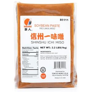 Tetsujin Pasta De Miso Rojo Usda Orgánico, Sin Msg, Sin Conservantes, Vegano, Kosher 35.2 Oz - Tetsujin Pasta De Miso Rojo Usda Orgánico, Sin Msg, Sin Conservantes, Vegano, Kosher 35.2 Oz -