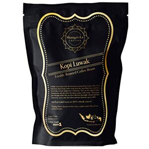 Shangri-la Coffee Wild Kopi Luwak Coffee Whole Beans Ethically Sourced 250 Grams (8.8oz) (Other Weights & Bean Types Available) Produce of Indonesia Shangri-la Coffee Wild Kopi Luwak Coffee Whole Beans Ethically Sourced 250 Grams (8.8oz) (Other Weights & Bean Types Available) Produce of Indonesia