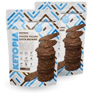 Ketopia -2 PAQUETES Brownie Thins Galletas de chocolate galletas keto sin azucares añadidos veganas bajo en carbohidratos alto en fibra rico en proteina sin lácteos galletas delgaditas Ketopia -2 PAQUETES Brownie Thins Galletas de chocolate galletas keto sin azucares añadidos veganas bajo en carbohidratos alto en fibra rico en proteina sin lácteos galletas delgaditas