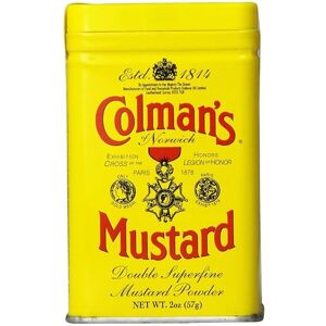 Colman's polvo seco de mostaza, 4 onzas, paquete de 4 Colman's polvo seco de mostaza, 4 onzas, paquete de 4