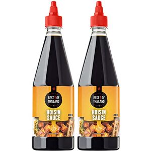 Best of Thailand Hoisin Sauce Real Authentic Asian Brewed Sauces for Cooking & Meal Dressings No MSG, Certified Kosher & Fat-Free 2 Pack Each 23.65 Fl Oz Best of Thailand Hoisin Sauce Real Authentic Asian Brewed Sauces for Cooking & Meal Dressings No MSG, Certified Kosher & Fat-Free 2 Pack Each 23.65 Fl Oz