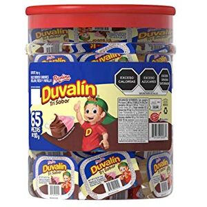 RICOLINO Duvalín Tri Sabor Napolitano Fresa, chocolate y vainilla 65 piezas de 10g con cucharillas dulce cremoso dulce duvalin para fiestas, snacks, piñata RICOLINO Duvalín Tri Sabor Napolitano Fresa, chocolate y vainilla 65 piezas de 10g con cucharillas dulce cremoso dulce duvalin para fiestas, snacks, piñata