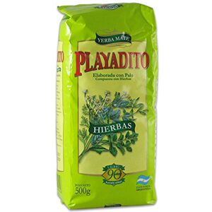 Playadito Yerba Mate Compuesta con Hierbas 500 gr. Yerba Mate Tea Mezcla de hierbas 1.1 lb. Playadito Yerba Mate Compuesta con Hierbas 500 gr. Yerba Mate Tea Mezcla de hierbas 1.1 lb.