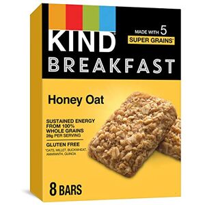 KIND Breakfast Bars, Honey Oat, Gluten Free, 1.8 Ounce, 32 Count KIND Breakfast Bars, Honey Oat, Gluten Free, 1.8 Ounce, 32 Count