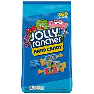 Jolly Rancher Caramelos duros, surtidos, dulces a granel de 5 libras, paquete de 2 (360 piezas) Jolly Rancher Caramelos duros, surtidos, dulces a granel de 5 libras, paquete de 2 (360 piezas)