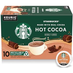 Starbucks Classic Hot Cocoa K-Cups cápsulas, 10 unidades de 0.73 oz Starbucks Classic Hot Cocoa K-Cups cápsulas, 10 unidades de 0.73 oz