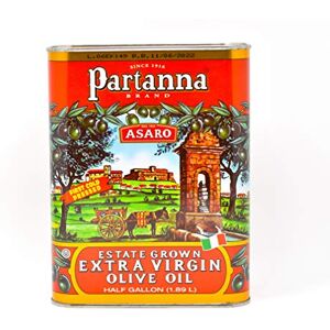 Partanna Aceite de oliva virgen extra – lata de 64 oz – Aceite de oliva virgen extra siciliana (EVOO) – Aceite de oliva italiano – Hecho con 100% de aceitunas Nocellara del Belice – rico sabor perfecto para cocinar Partanna Aceite de oliva virgen extra – lata de 64 oz – Aceite de oliva virgen extra siciliana (EVOO) – Aceite de oliva italiano – Hecho con 100% de aceitunas Nocellara del Belice – rico sabor perfecto para cocinar