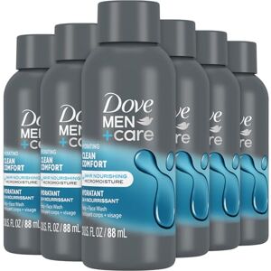 DOVE MEN + CARE Clean Comfort Micro Moisture Mild Formula Body and Face Wash 3 Oz (Pack of 6) by DOVE MEN + CARE Clean Comfort Micro Moisture Mild Formula Body and Face Wash 3 Oz (Pack of 6) by