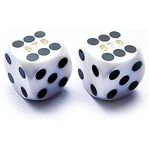 BESCON DICE Dados profesionales de precisión pequeños de 12,7 mm (1/2 pulgadas) con número de serie aleatorio, mini dados de corte de precisión de 12,7 mm, blanco opaco BESCON DICE Dados profesionales de precisión pequeños de 12,7 mm (1/2 pulgadas) con número de serie aleatorio, mini dados de corte de precisión de 12,7 mm, blanco opaco